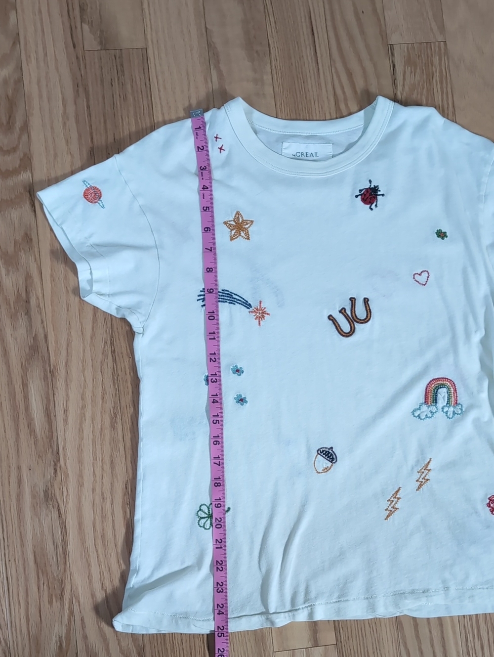 The Great Charm Boxy Crew T-shirt 1 Small - Picture 9 of 9